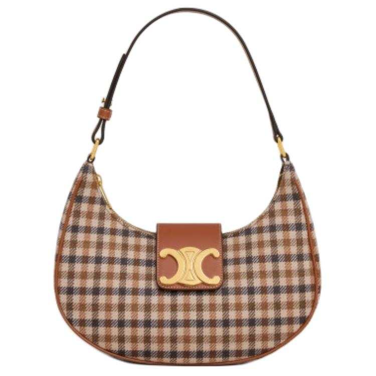 CELINE CELINE AVATriomphe Fabric Handbag, Shoulder Bag Medium Women's Multicolor
