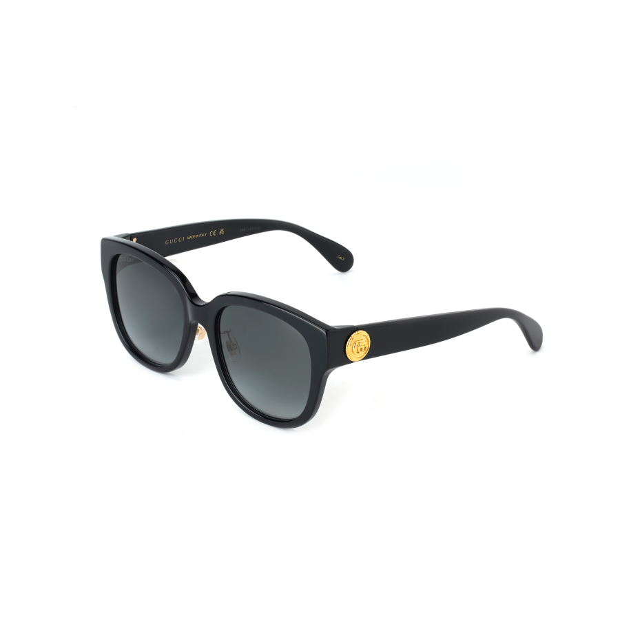 GUCCI GUCCI Irregular Shape Sunglasses Unisex Black
