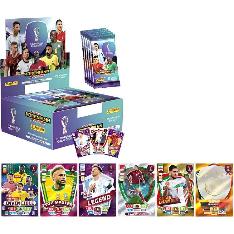 PANINI Soccer Player Cards 2022 Qatar World Cup Messi Cristiano Ronaldo 7 Premier League Card Accessory Sports Cards