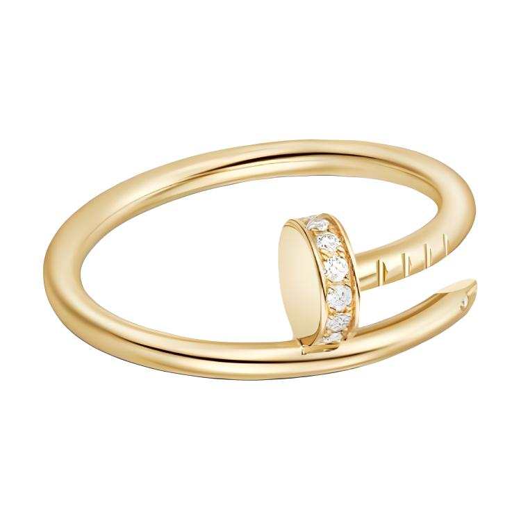 Cartier Pre owned 18kt Rose Gold Juste Un Clou Diamond Ring