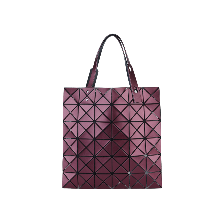 ISSEY MIYAKE Polyvinyl Chloride Tote Bag, Shopping Bag, Shoulder Bag, Handbag Women's Bordeaux