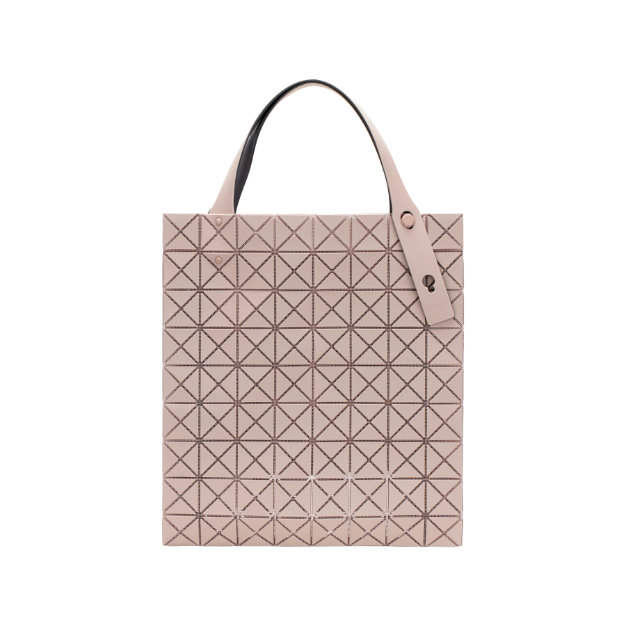 ISSEY MIYAKE Prism PVC Tote Bag, Shopping Bag, Handbag Women's Pink Beige