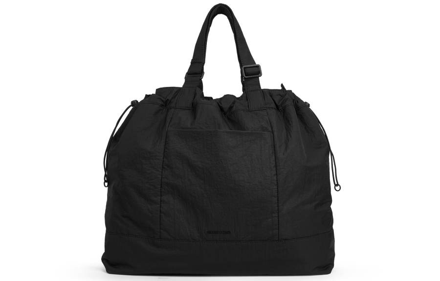 CHARLES&KEITH Nylon Shoulder Bag Women's Noir Black/Oat Milk