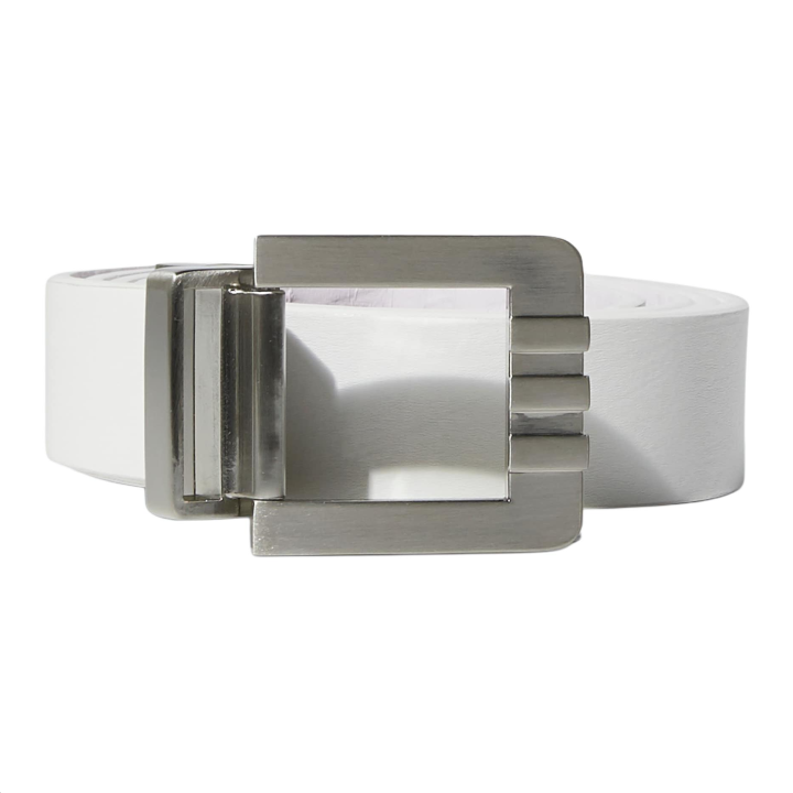 Adidas Adidas Polyurethane Artificial Leather Belts Women's White 3cm