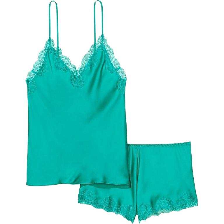 Victoria's Secret Pajama Set Women's Green