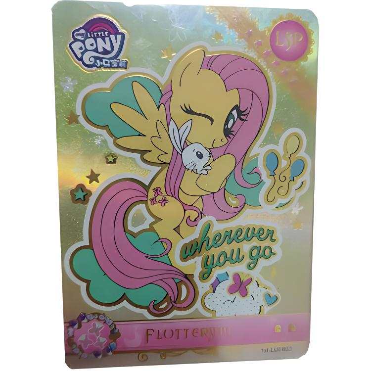KAYOU Fluttershy My Little Pony, Huiyue Bag, First Edition YH LSR 003 IP / Anime Cards 1 Pc