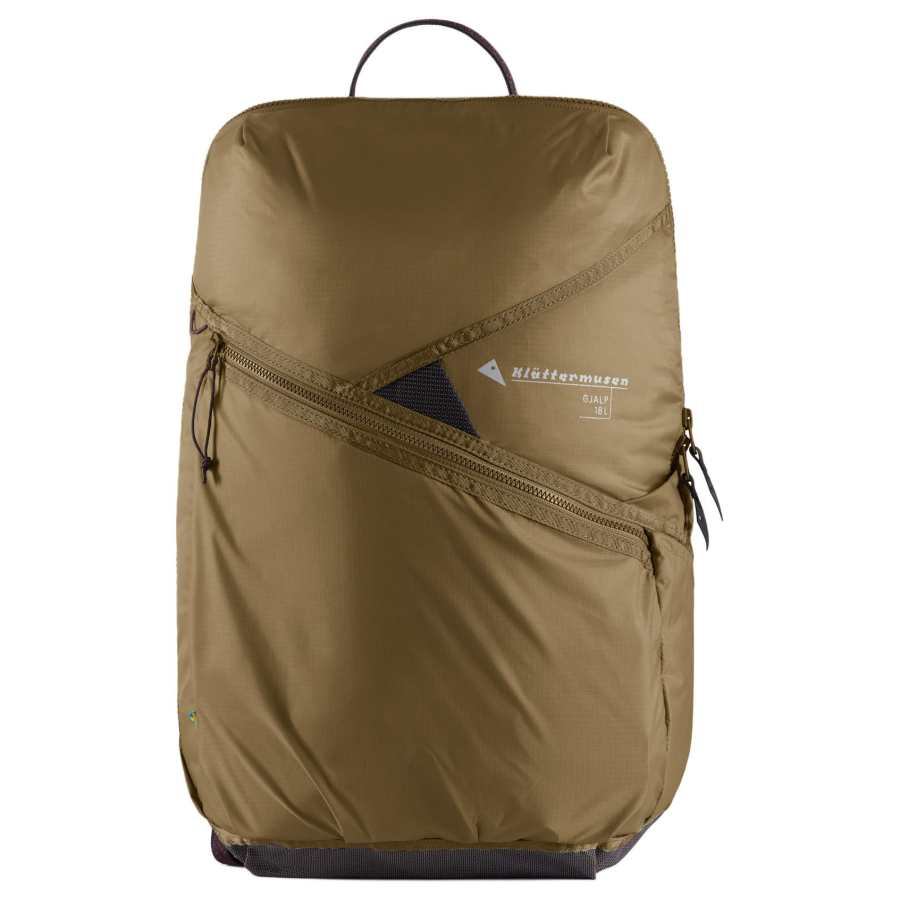 Klattermusen 18L Backpack Outdoor Bag Recycled Nylon Brown Unisex