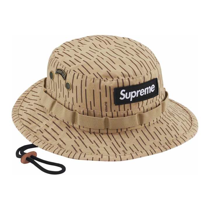 Supreme Supreme Cotton Bucket Hats Unisex Brown