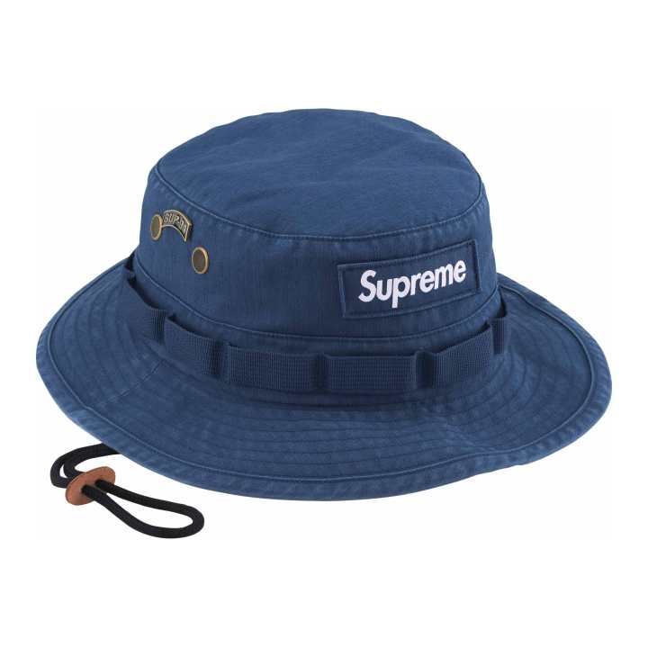 Supreme Supreme Cotton Bucket Hats Unisex Blue