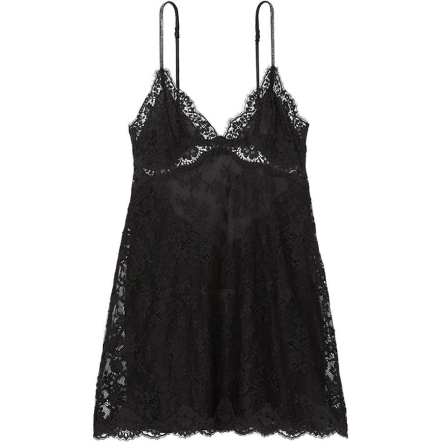 Victoria's Secret SEXY KI Nightgown Women's Black
