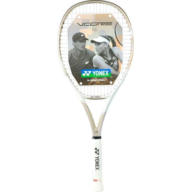 YONEX VCORE GAME 265g Racket Weight 100 Square Inches Head Size Beach Beige Yellow Unisex Tennis Rackets