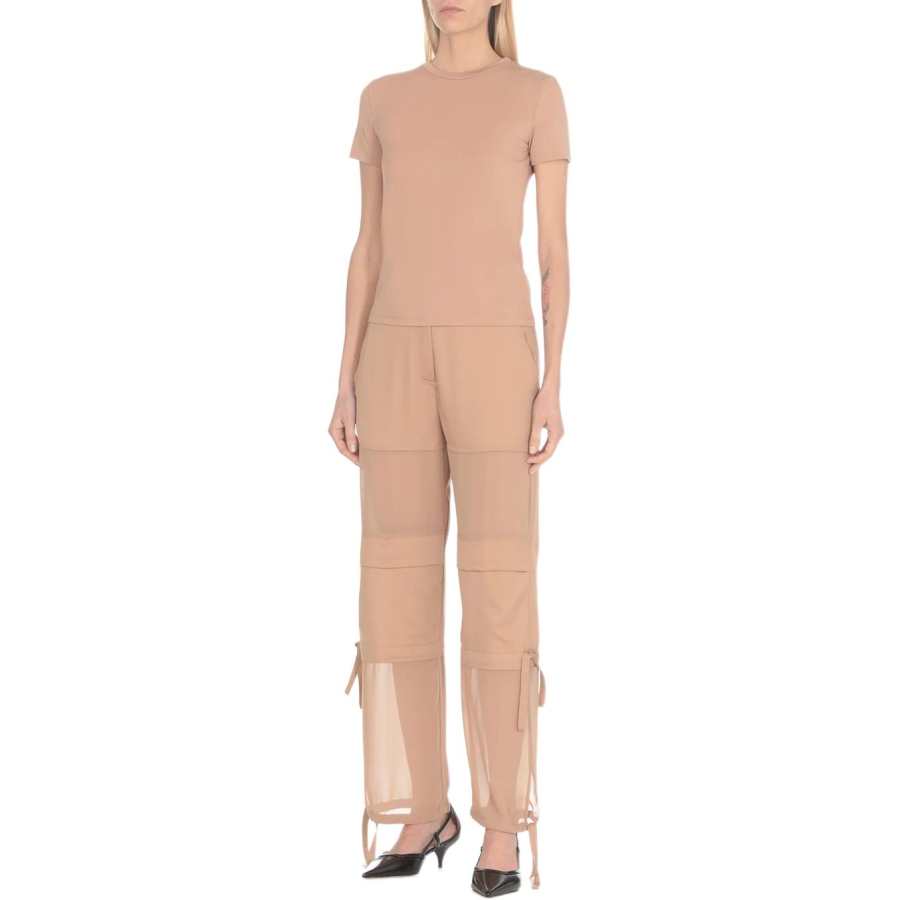PINKO T Shirts Women's Pink Crew Neck Moderate Other