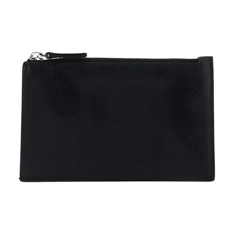 Balenciaga Cow Leather Wallet Men's Black