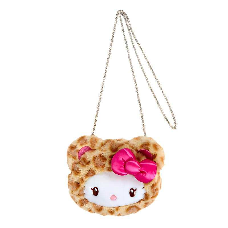 Sanrio Cute Doll Crossbody Bags Regular Unisex Brown
