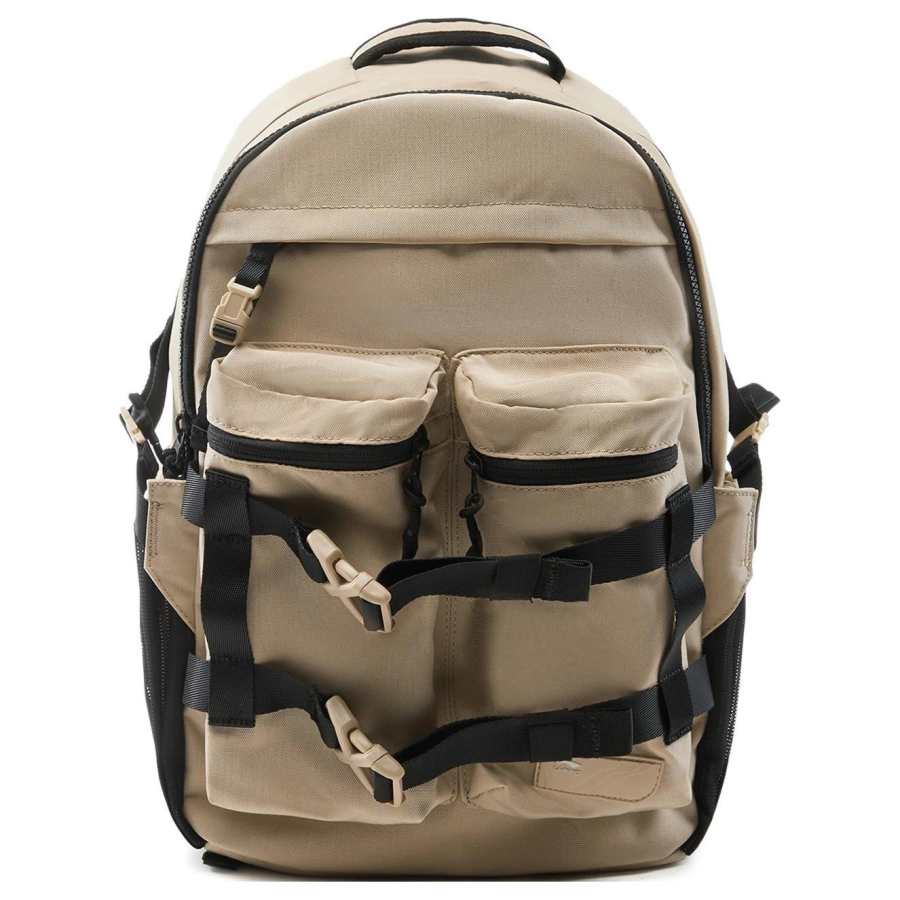 Li-Ning Li Ning Sports Life Collection Polyester Backpack Unisex Oat Gray