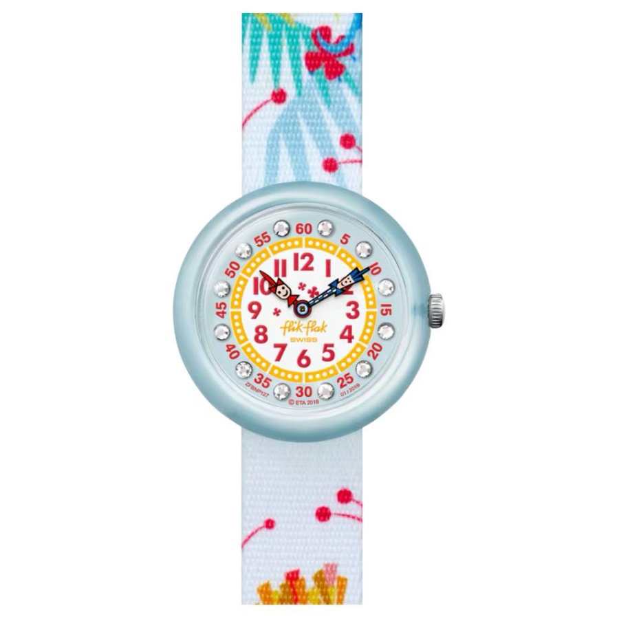 SWATCH Kids Flik Flak Feifei Series 32mm White Watch ZFBNP127