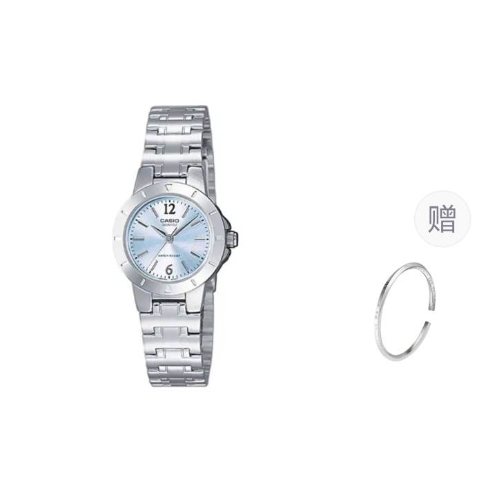 CASIO CASIO Women's 26mm Silver Blue Watch