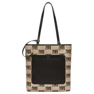 MaxMara Polyamide Nylon Handbag, Shoulder Bag Women's Beige & Black