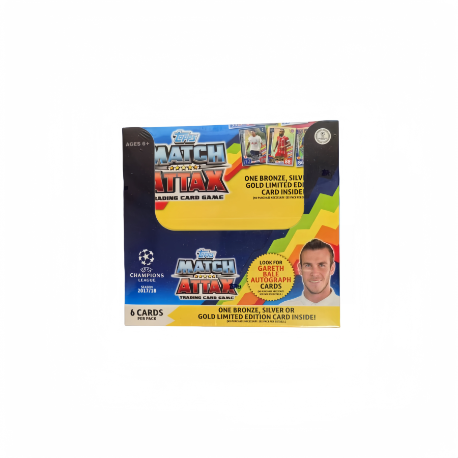 Topps 2017 18 Match Attax UEFA Champions League Gaming, Box Sports Cards Full Box