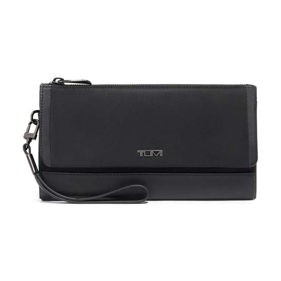 TUMI TUMI Nylon Wallet Clutch Unisex Black