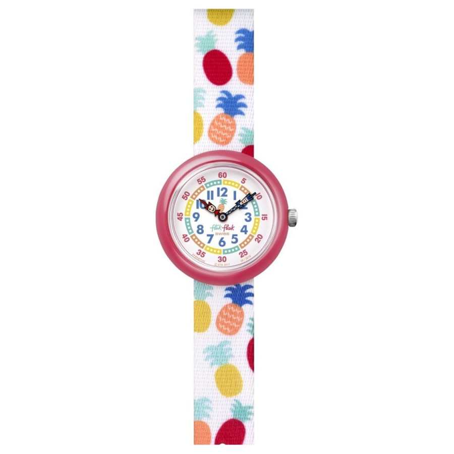 SWATCH Kids Flik Flak Feifei Series 32mm White Watch ZFBNP110