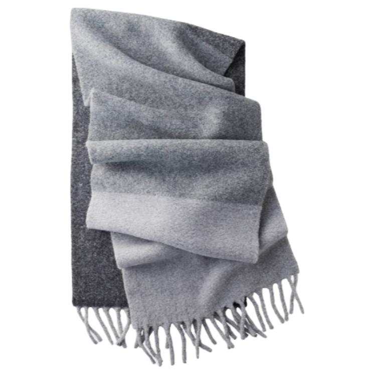 UNIQLO Brand Logo Acrylic Knit Scarves Unisex Multicolor