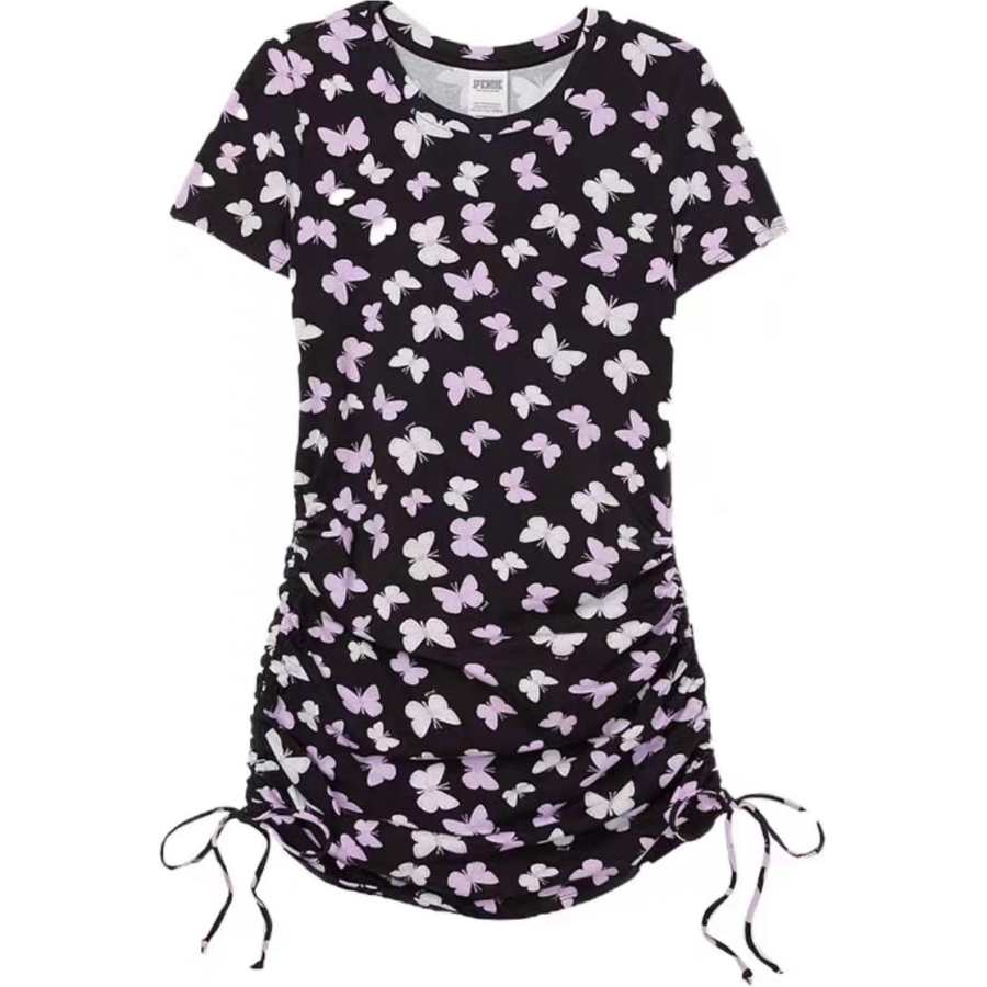 Victoria's Secret Pink Nightgown Women's Black