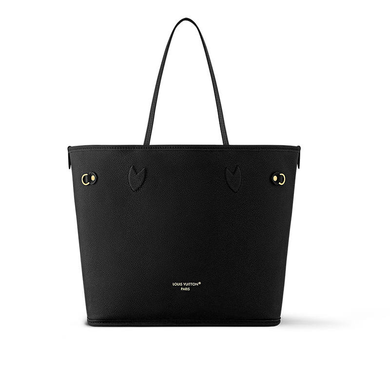 LOUIS VUITTON NEVERFULL Monogram Coated Canvas Neverfull Shoulder Bag Regular Women's Black