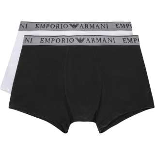 EMPORIO ARMANI FW24 Underpants Men's 2 Pack Black+White