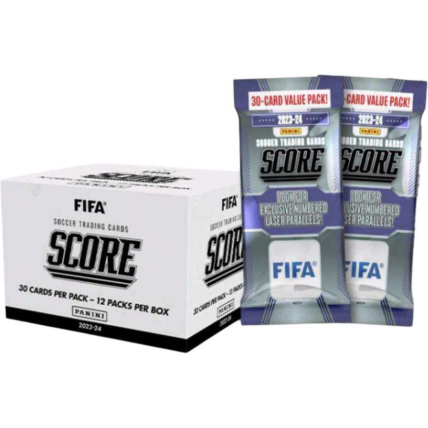 PANINI 2023 24 Score FIFA Collection Card Fat Pack Sports Cards Whole Box