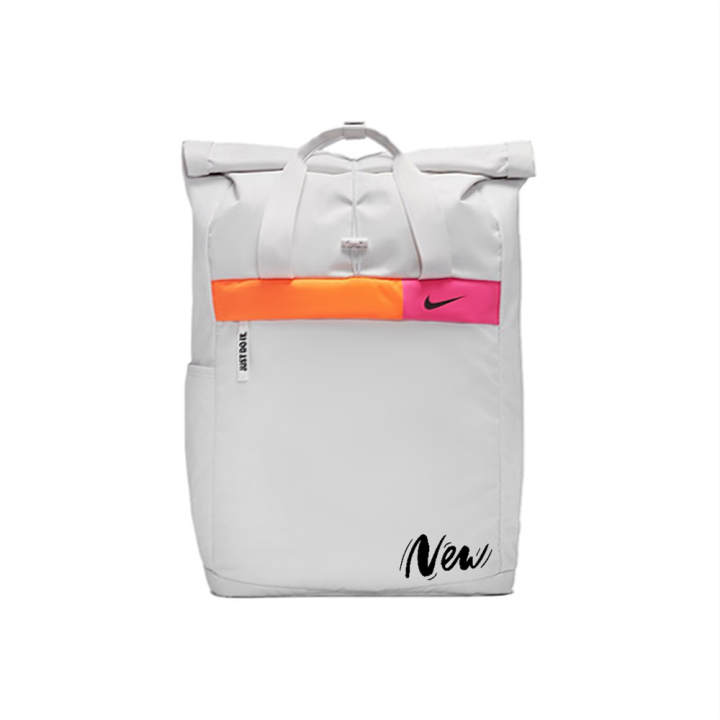 Nike Nike It's Now, Idou. Fabric Backpack Unisex Light Silver Gray