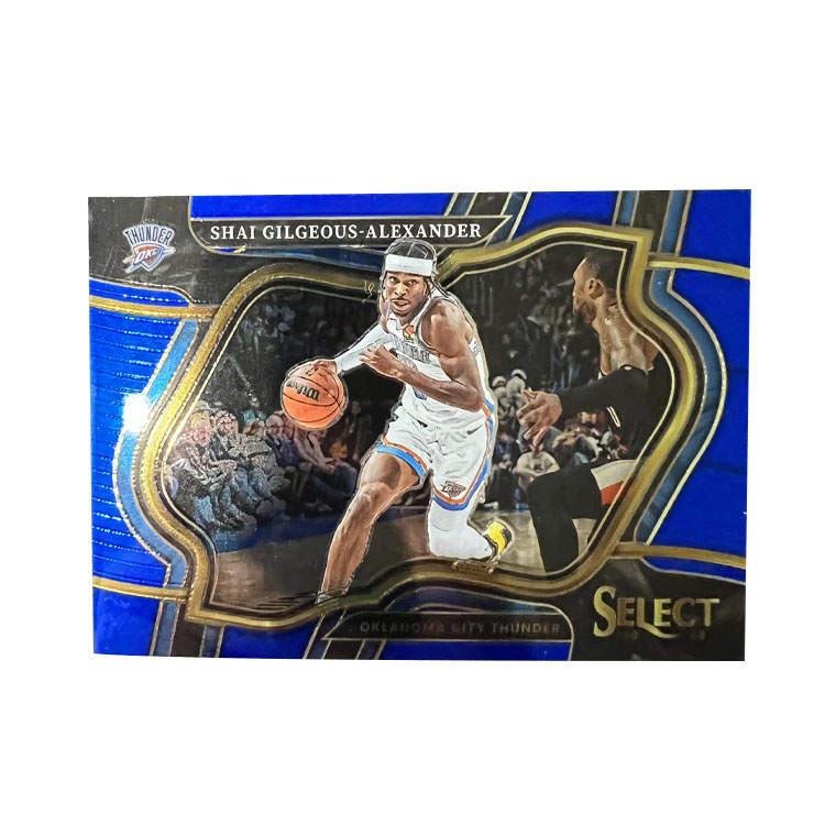PANINI Shai Gilgeous Alexander Thunder Core Select Collection, Horizontal, Star Cards, Rare Cards Sports Cards 1 Pc