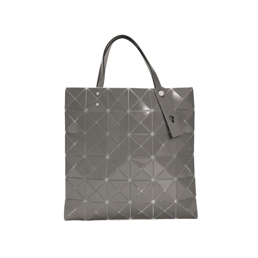 ISSEY MIYAKE Polyvinyl Chloride Resin Tote Bag, Shopping Bag, Handbag Women's Gray