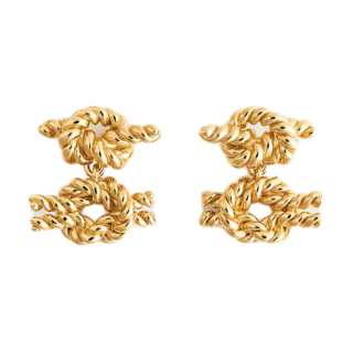 Toteme Rope knot earrings