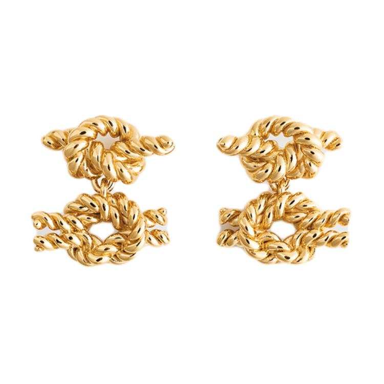 Toteme Rope knot earrings