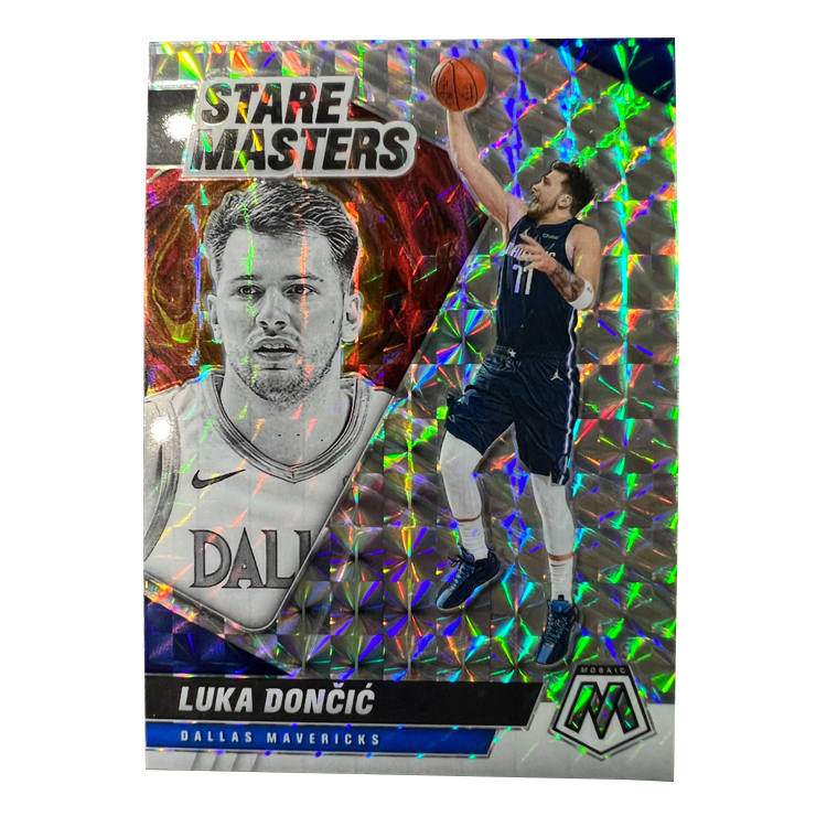 PANINI Dallas Mavericks, Luka Doncic, Mosaic Refringence, Montage Style, Star Card Sports Cards 1 Pc