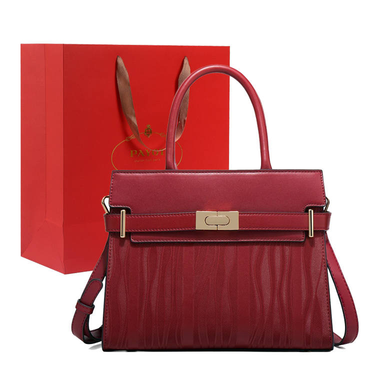 PAYOT Synthetic Leather Wedding Bag Handbag One Shoulder Crossbody Regular Women's Burgundy/Blue/Black