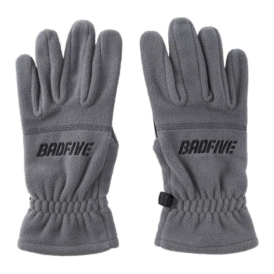 Li-Ning Li Ning Polyester Gloves Unisex Gray