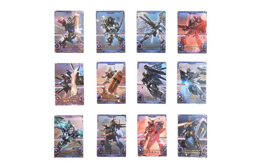 McDonald's Gundam, Zhengfeng Duel IP / Anime Cards Set Of 12 Pcs