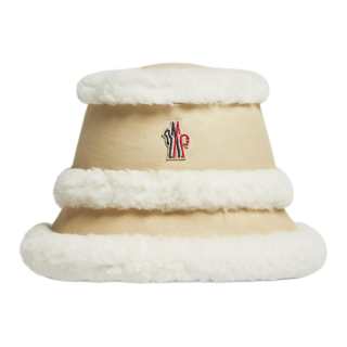 Moncler Grenoble Moncler shearling-trimmed bucket hat