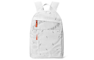 TURN UP Nylon Water Repellent Backpack Laptop Bag Unisex White