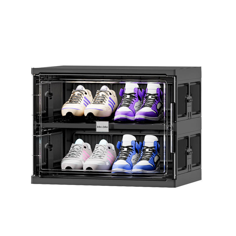 JEKO&JEKO Shoe Wall, Upgraded To 12 Tiers Black