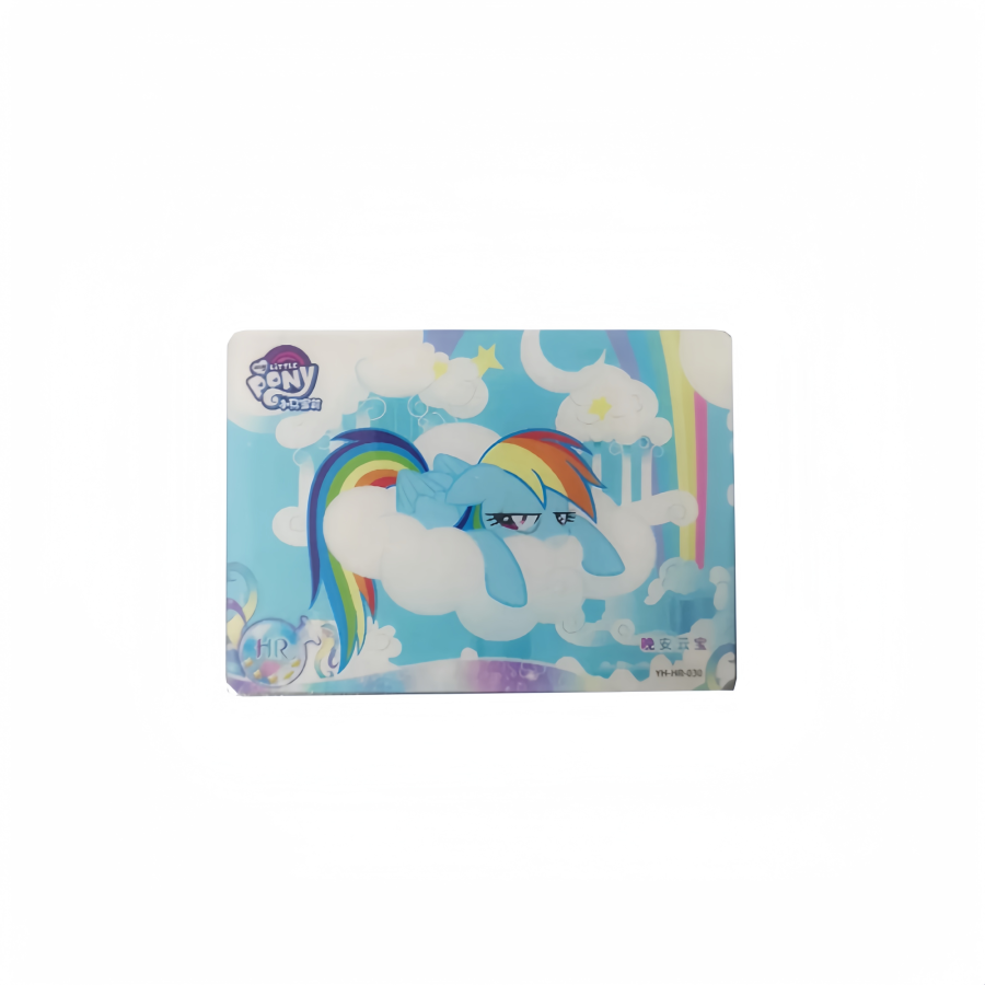 KAYOU Rainbow Dash My Little Pony Shining Moon Bag, First Edition, Good Night YH HR 030 IP / Anime Cards 1 Pc