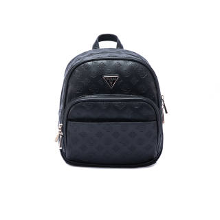 GUESS Synthetic Leather Backpack Regular Women's Black