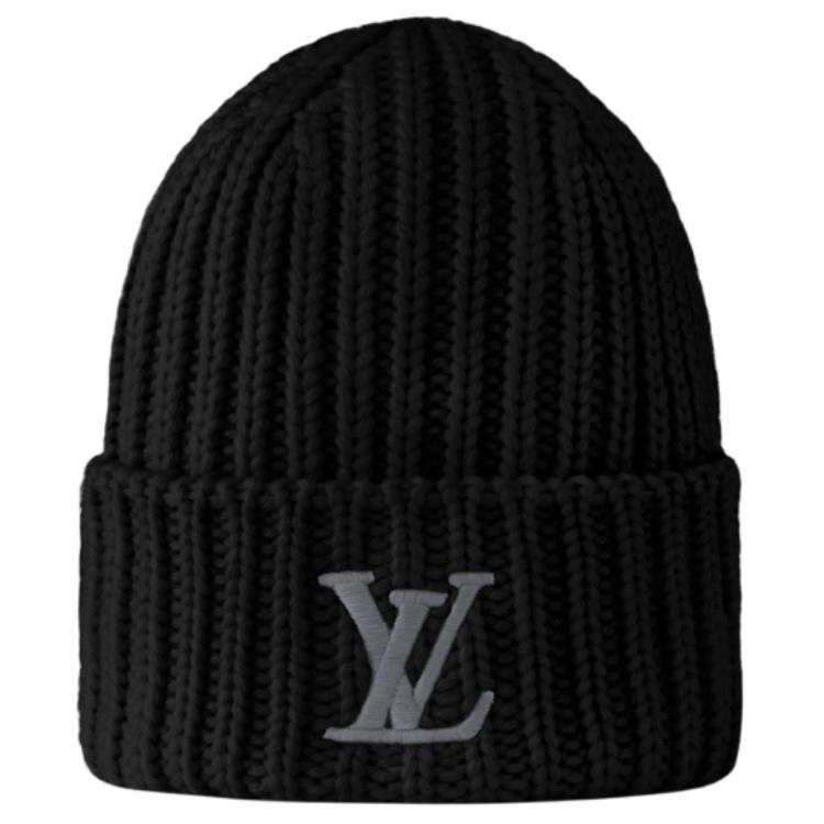 LOUIS VUITTON LOUIS VUITTON Wool Beanies Men's White/Black