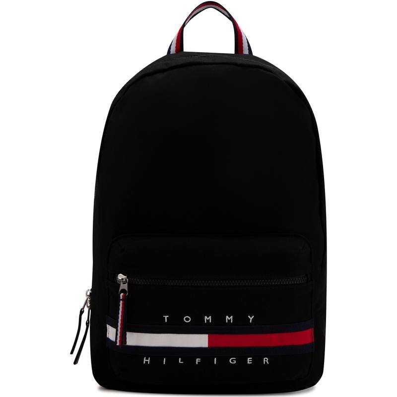 Tommy Hilfiger Tommy Hilfiger Cotton Backpack Men's Black