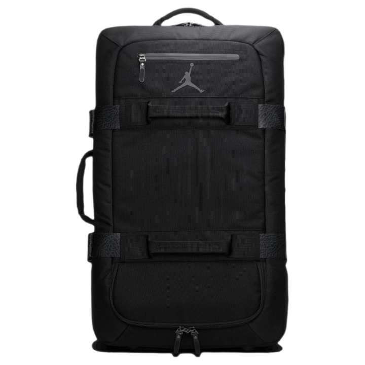 Jordan Jordan Fabric Suitcase Luggage Unisex Black