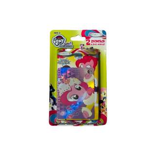 Hasbro My Little Pony US Version Card, Lyrics Collectible Card Four Piece Set PP IP / Anime Cards 2 Pack+Foil Card