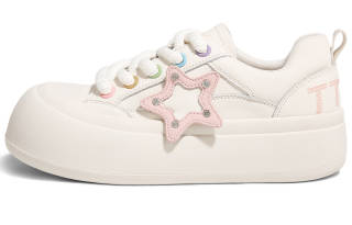 TTKJ Summer Original Niche Dopamine Dressing Chubby Star Macaron, Petite Thick Sole Abrasion Resistant Slip Resistant