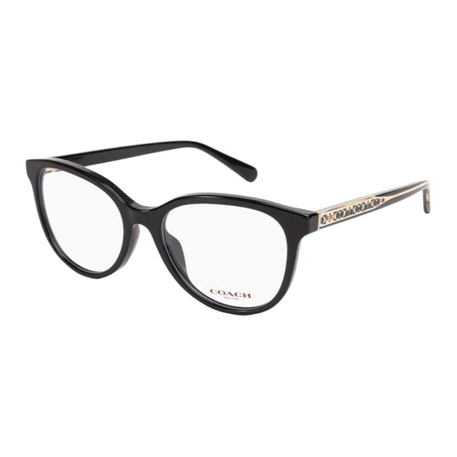 COACH COACH Oval Eyeglass Frames Unisex Black